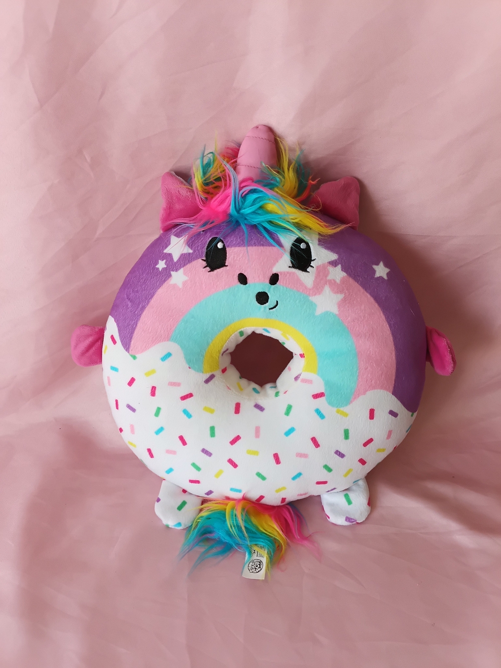 Pikmi Pops Surprise 12” Unicorn Jumbo Plush Donut Moose 2018 Rainbow Sprinkle